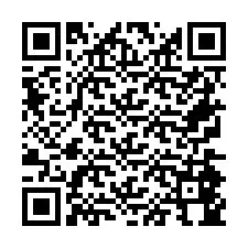 QR-code voor telefoonnummer +26774844855