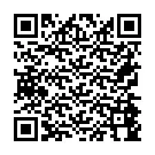 QR Code pour le numéro de téléphone +26774844865