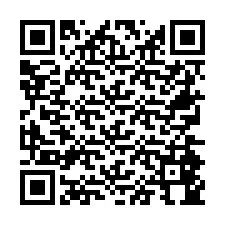 Código QR para número de telefone +26774844868