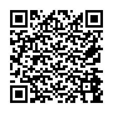 QR-code voor telefoonnummer +26774844883