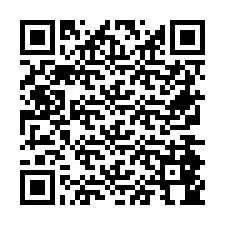 Código QR para número de telefone +26774844886