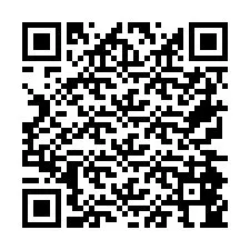 QR-code voor telefoonnummer +26774844891