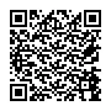 Codice QR per il numero di telefono +26774844903