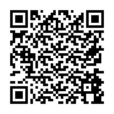 Codice QR per il numero di telefono +26774844906