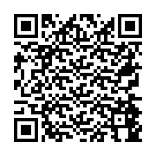 Código QR para número de telefone +26774844920