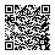 QR Code สำหรับหมายเลขโทรศัพท์ +26774844925