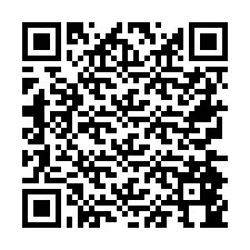 Código QR para número de telefone +26774844934