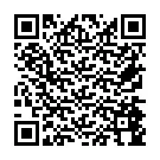 QR-код для номера телефона +26774844943