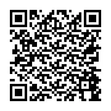 QR-code voor telefoonnummer +26774844998