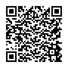 QR код за телефонен номер +26774845012