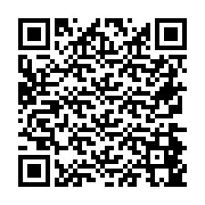 Código QR para número de teléfono +26774845042