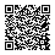 Código QR para número de teléfono +26774845043