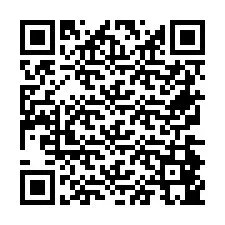 Codice QR per il numero di telefono +26774845056