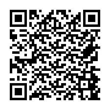 QR-код для номера телефона +26774845057