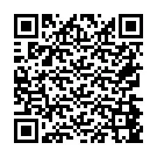 QR код за телефонен номер +26774845059