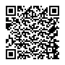 QR Code for Phone number +26774845073