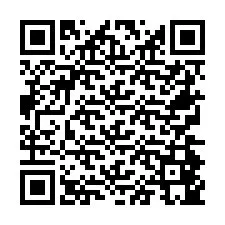 QR Code สำหรับหมายเลขโทรศัพท์ +26774845074