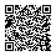 Codice QR per il numero di telefono +26774845088