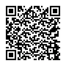 Código QR para número de teléfono +26774845090