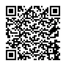 QR kód a telefonszámhoz +26774845101