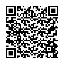 Código QR para número de telefone +26774845145