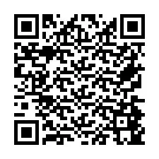 Código QR para número de teléfono +26774845153