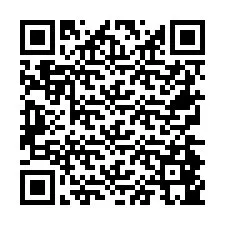 Codice QR per il numero di telefono +26774845164