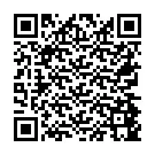 QR код за телефонен номер +26774845198