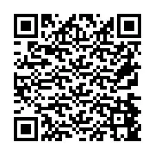 QR Code for Phone number +26774845201