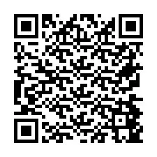 QR-code voor telefoonnummer +26774845212