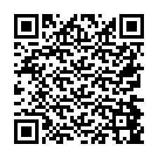 QR Code pour le numéro de téléphone +26774845218