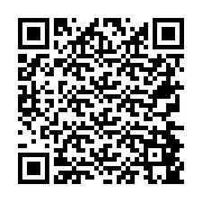 QR Code pour le numéro de téléphone +26774845220