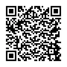 QR Code pour le numéro de téléphone +26774845224