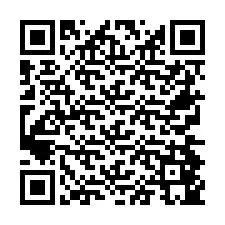 QR Code สำหรับหมายเลขโทรศัพท์ +26774845234