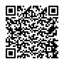 QR Code สำหรับหมายเลขโทรศัพท์ +26774845247