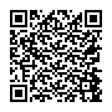 QR код за телефонен номер +26774845258