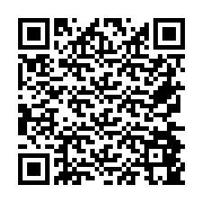 Código QR para número de teléfono +26774845323