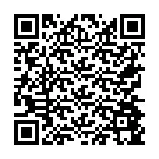 QR код за телефонен номер +26774845374