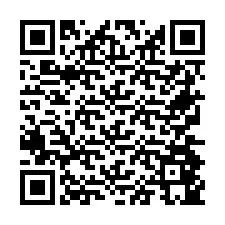 QR Code สำหรับหมายเลขโทรศัพท์ +26774845376