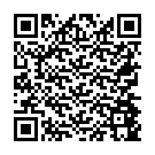 QR Code pour le numéro de téléphone +26774845378