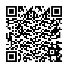 Codice QR per il numero di telefono +26774845406