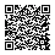 QR-code voor telefoonnummer +26774845410