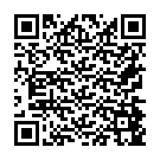 Código QR para número de telefone +26774845455