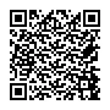 QR код за телефонен номер +26774845457