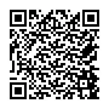 Codice QR per il numero di telefono +26774845537