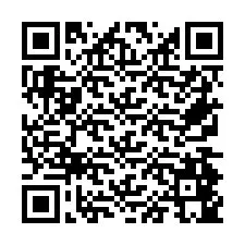 Código QR para número de teléfono +26774845583