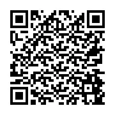 Código QR para número de teléfono +26774845588