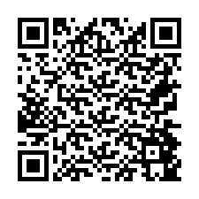 QR Code pour le numéro de téléphone +26774845655