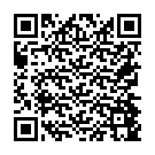 Código QR para número de telefone +26774845669