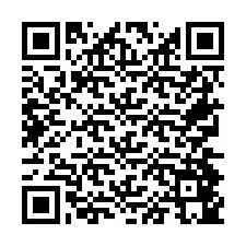 QR Code for Phone number +26774845679